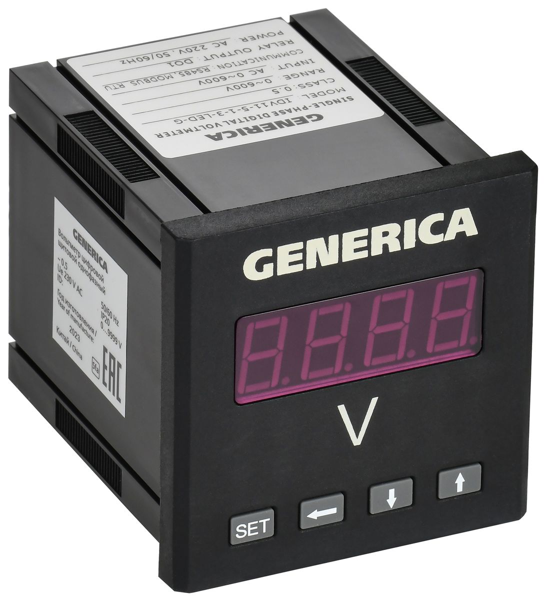Вольтметр  IDV11-5-1-3-LED-G