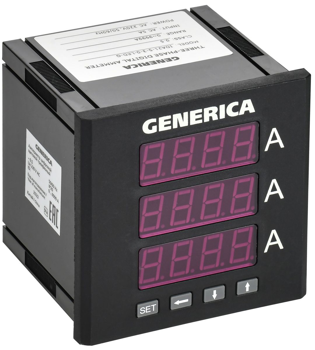 Амперметр  IDA21-5-3-0-LED-G