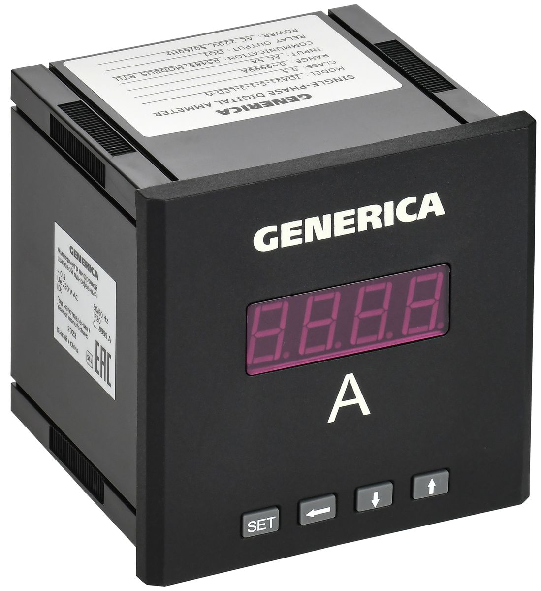 Амперметр  IDA21-5-1-3-LED-G