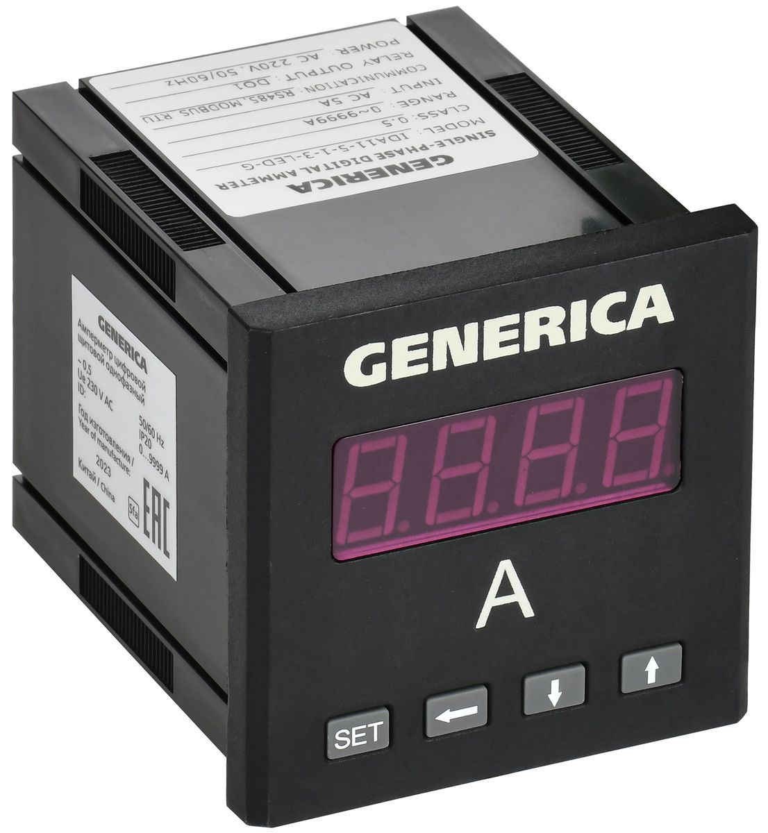 Амперметр  IDA11-5-1-3-LED-G