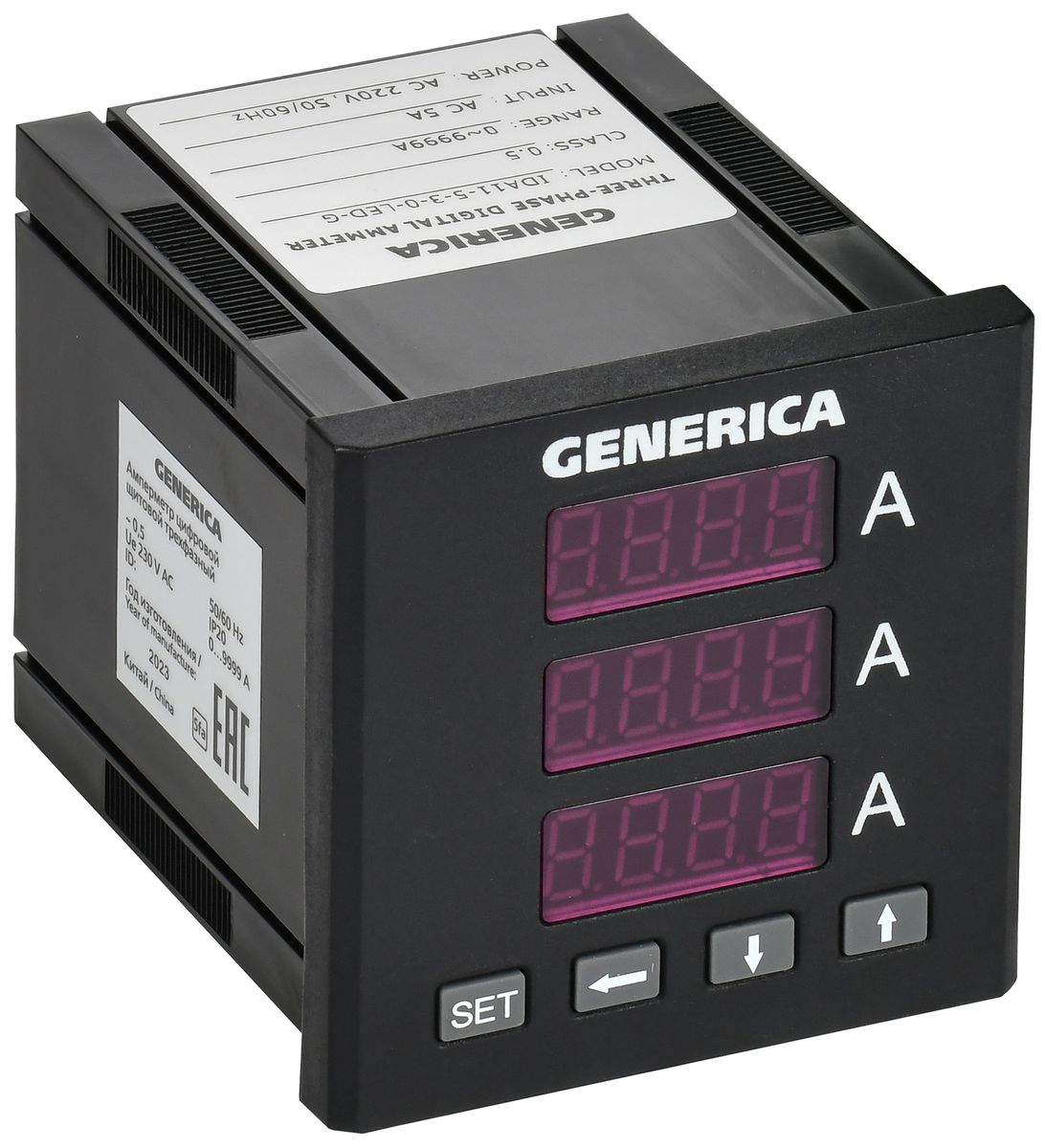 Амперметр  IDA11-5-3-0-LED-G