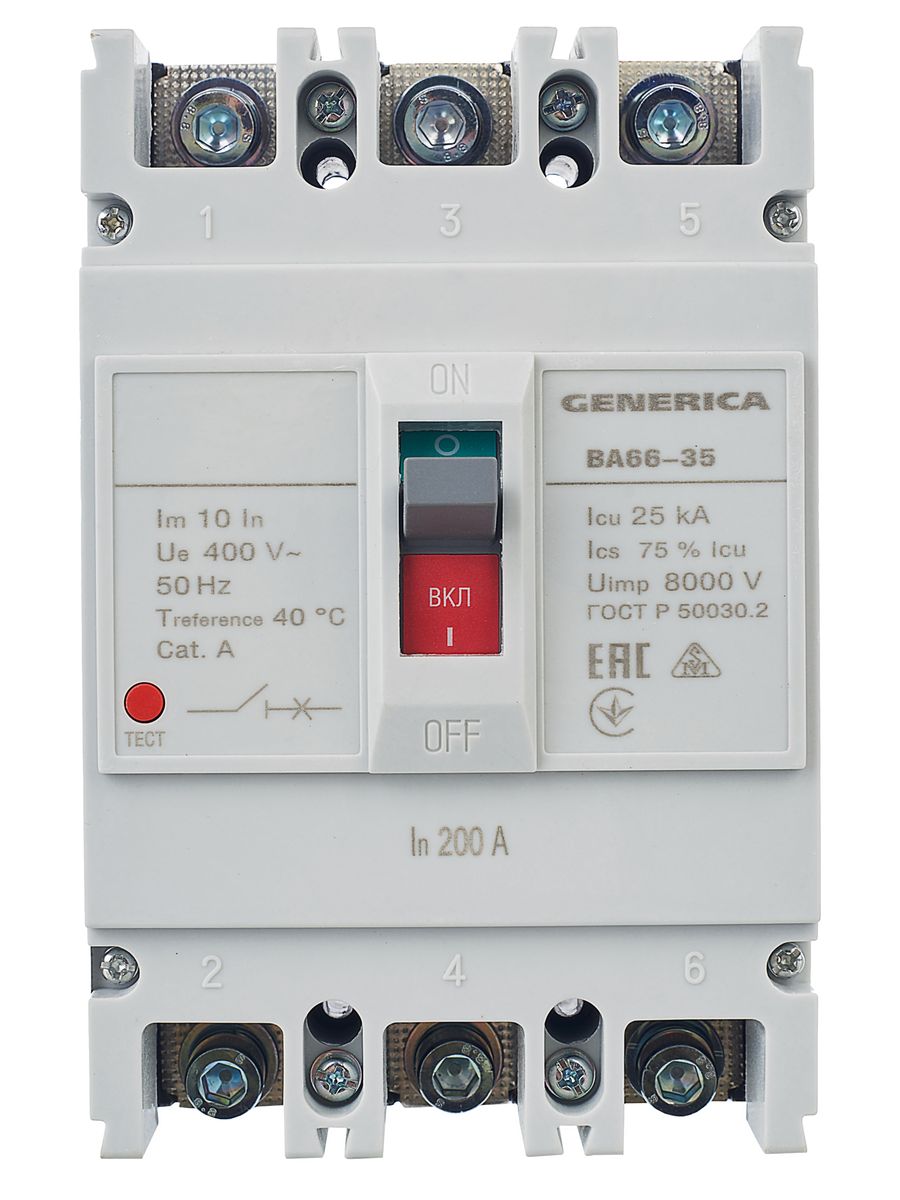 Выключатель автоматический  SAV30-3-0200-G