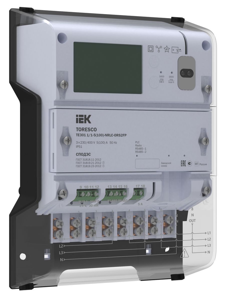 Счетчик электроэнергии  TR-TE301-010T-5-RS2FP