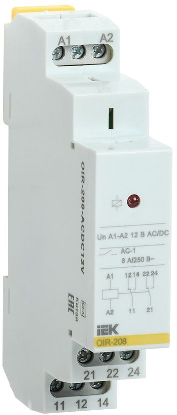 Реле промежуточное  OIR-208-ACDC12V