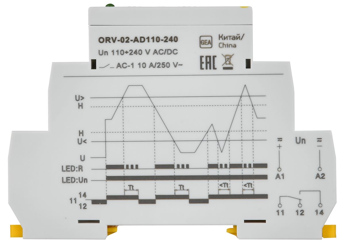 Реле контроля  ORV-02-AD110-240