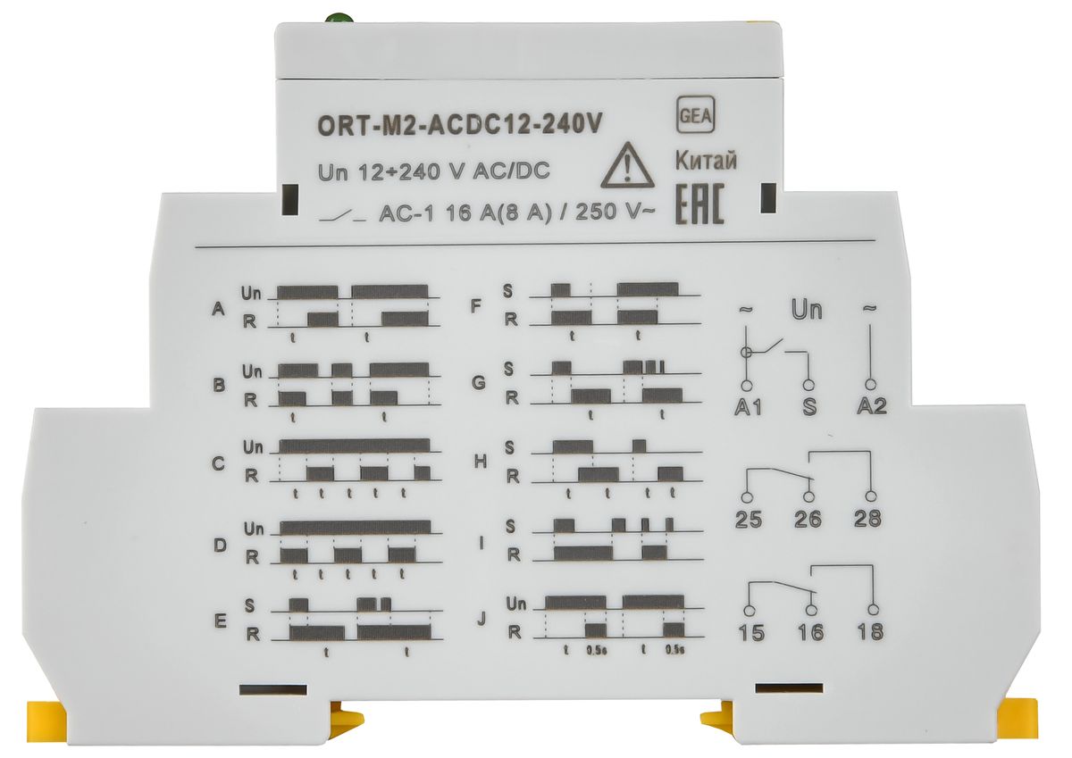 Реле времени  ORT-M2-ACDC12-240V