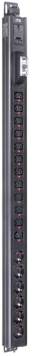Блок розеток  BS-PV-43-12C13-06D-12
