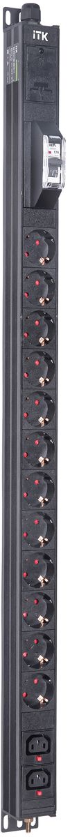 Блок розеток  BS-PV12-12D-02C13-11