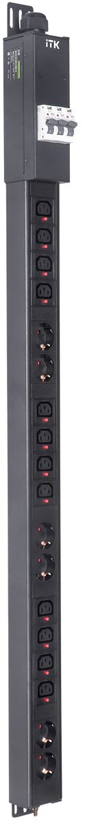 Блок розеток  BS-PV-43-12C13-06D-13