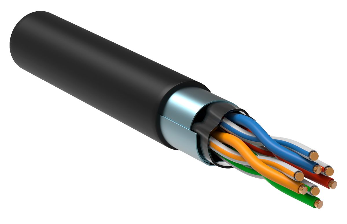 Кабель витая пара  LC3-C5E04-339-S-R
