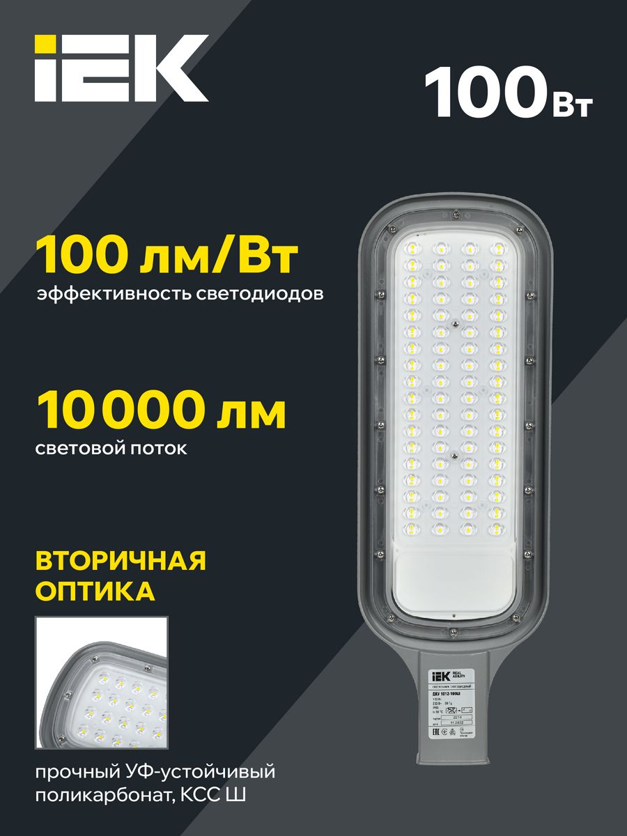 Светильник парковый  LDKU1-1012-100-5000-K03