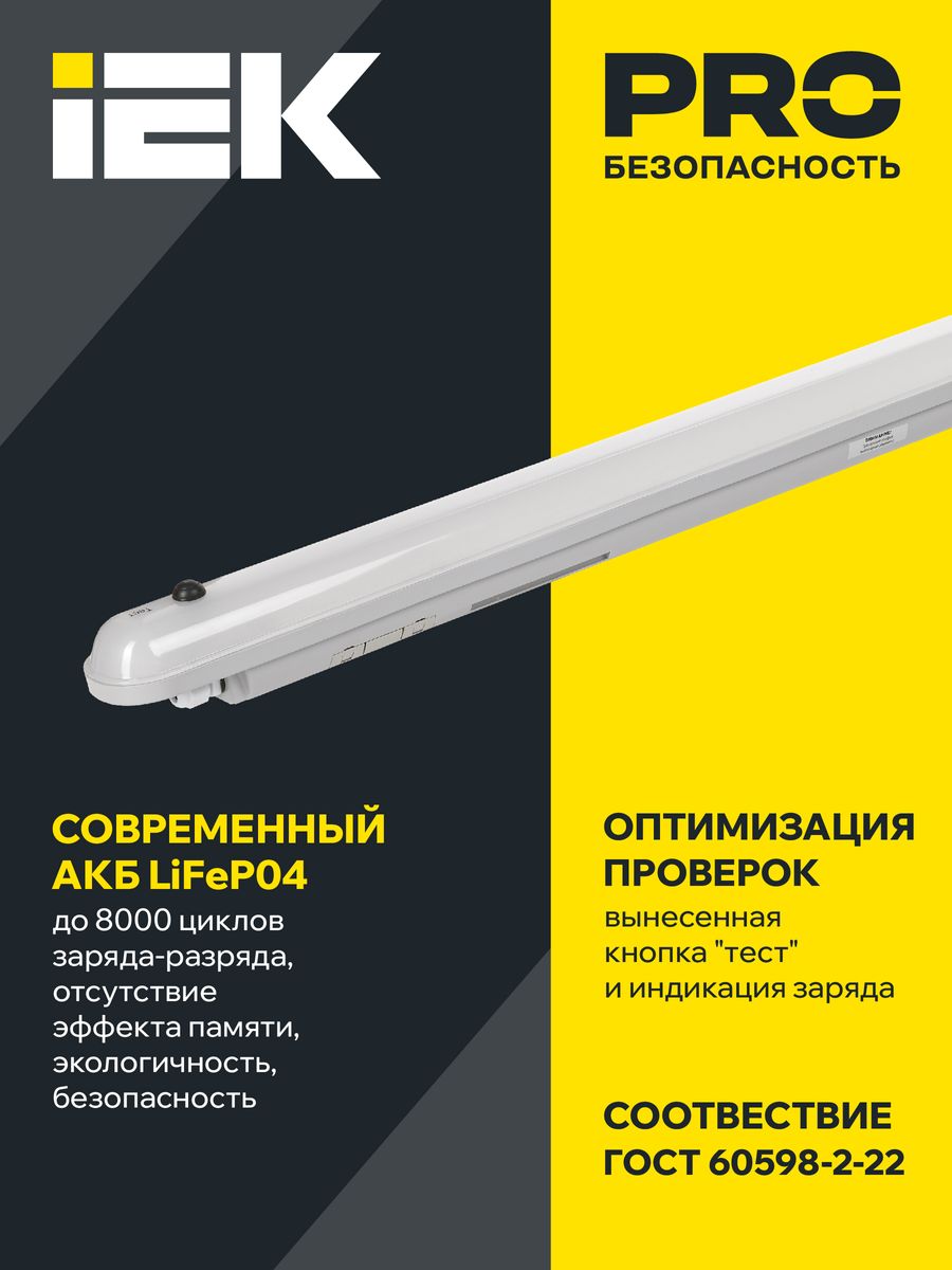 Светильник аварийный 1306А LDSP6-1306A-36-4000-K01