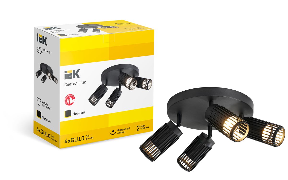 Светильник  LT-UPB0-4209-GU10-4-K02