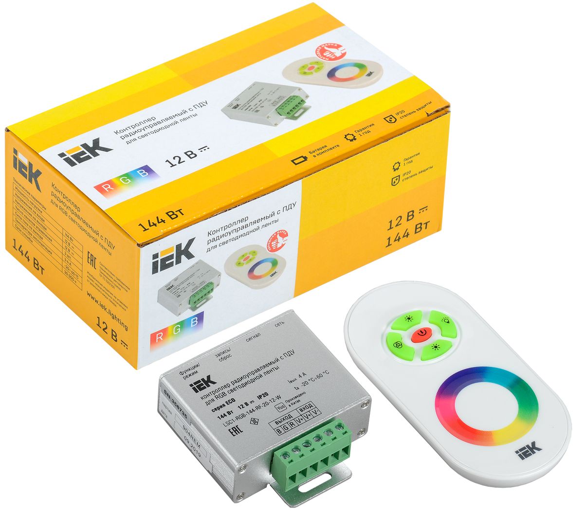 Контроллер освещения  LSC1-RGB-144-RF-20-12-W