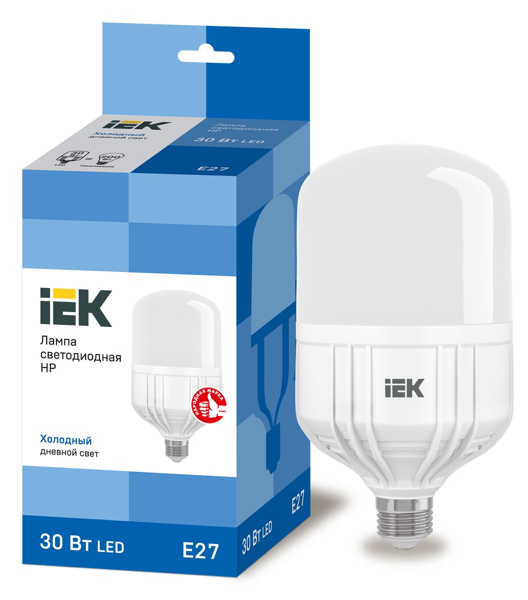 Лампа светодиодная  LLE-HP-30-230-65-E27