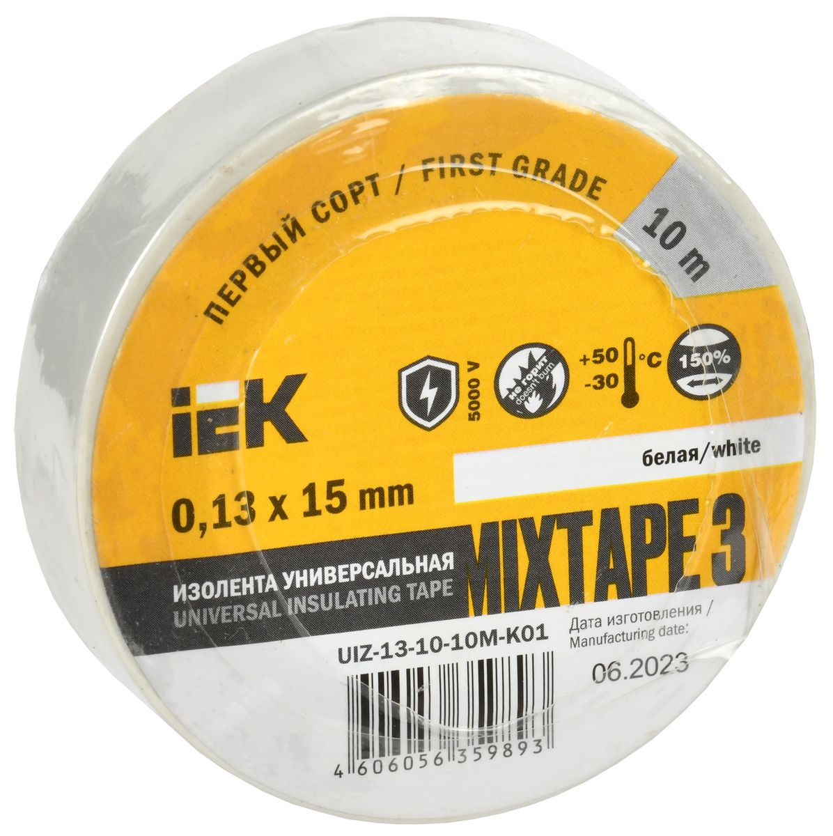 Изолента  UIZ-13-10-10M-K01