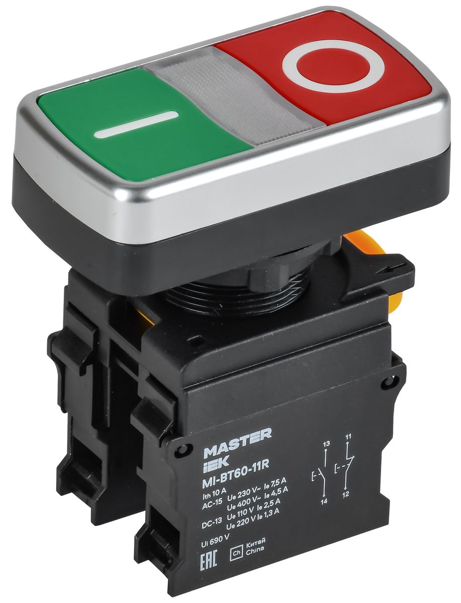 Кнопка  MI-BT60-11R-3-21-K51