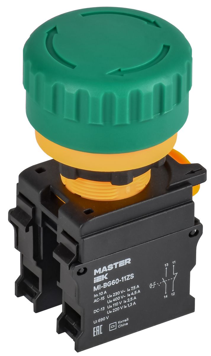 Кнопка  MI-BG60-11ZS-3-23-K06