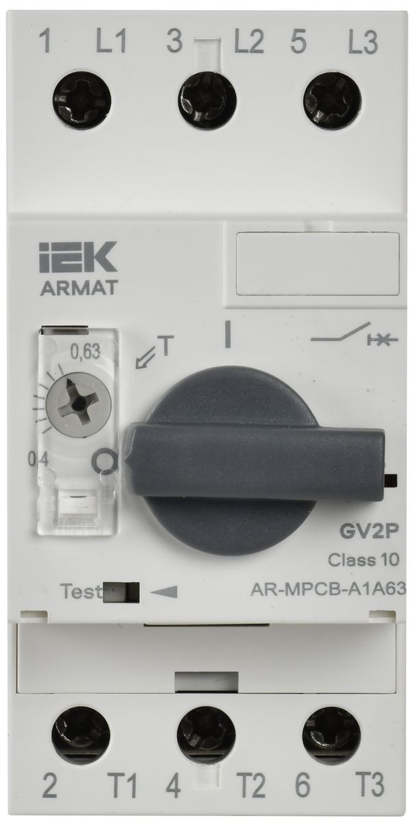 Выключатель автоматический  AR-MPCB-A1A63