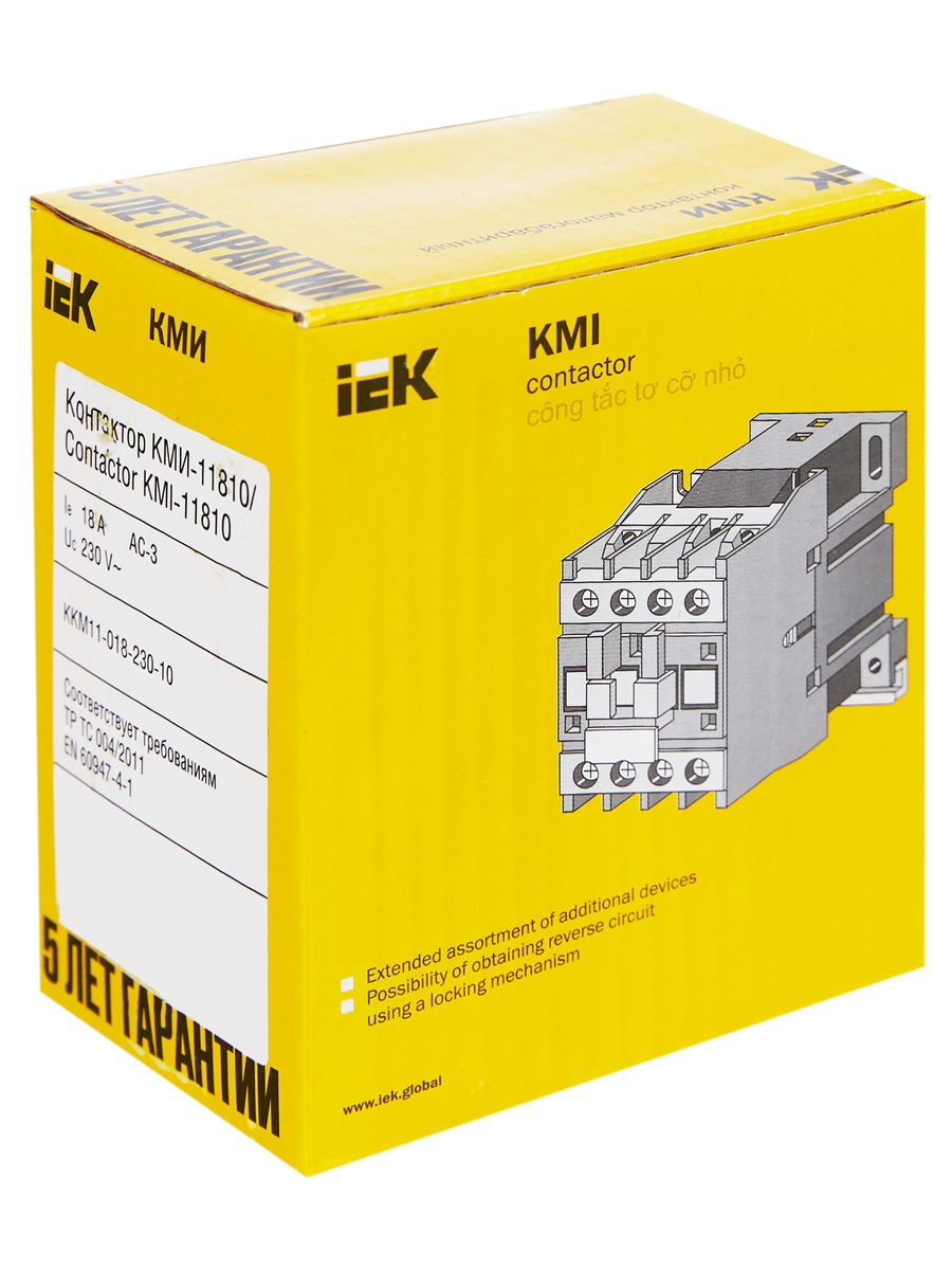 Контактор  KKM11-018-230-10