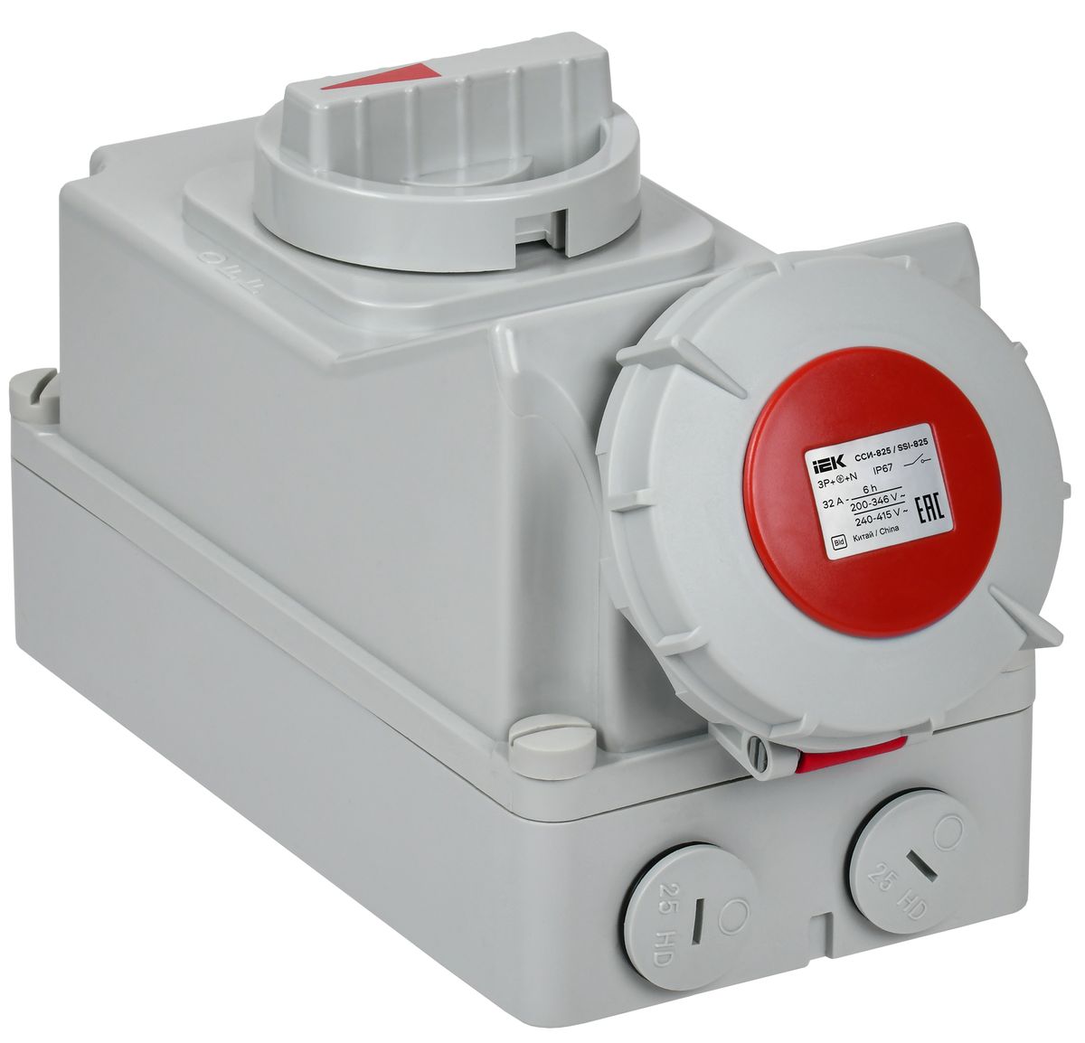 Розетка силовая  PSR12-032-5-5-67