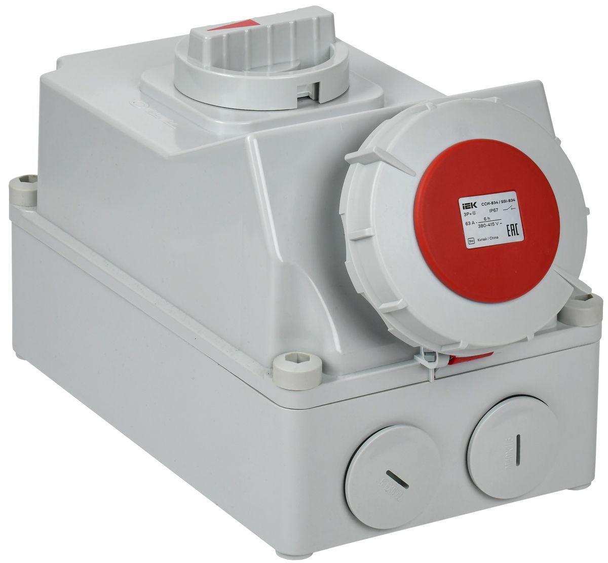Розетка силовая  PSR12-063-4-5-67