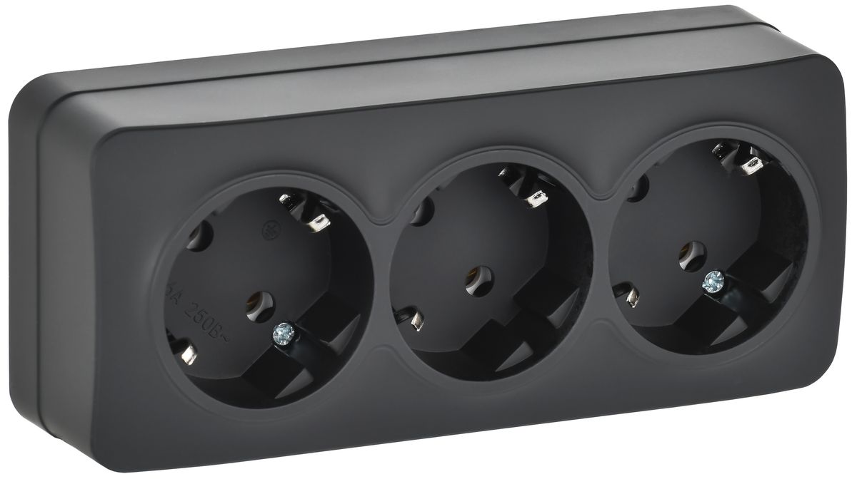 Розетка силовая РС23-3-ХЧм ERH31-K02M-16