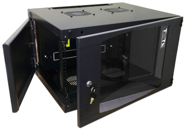 Шкаф телекоммуникационный  TWT-CBWNG-18U-6x4-BK