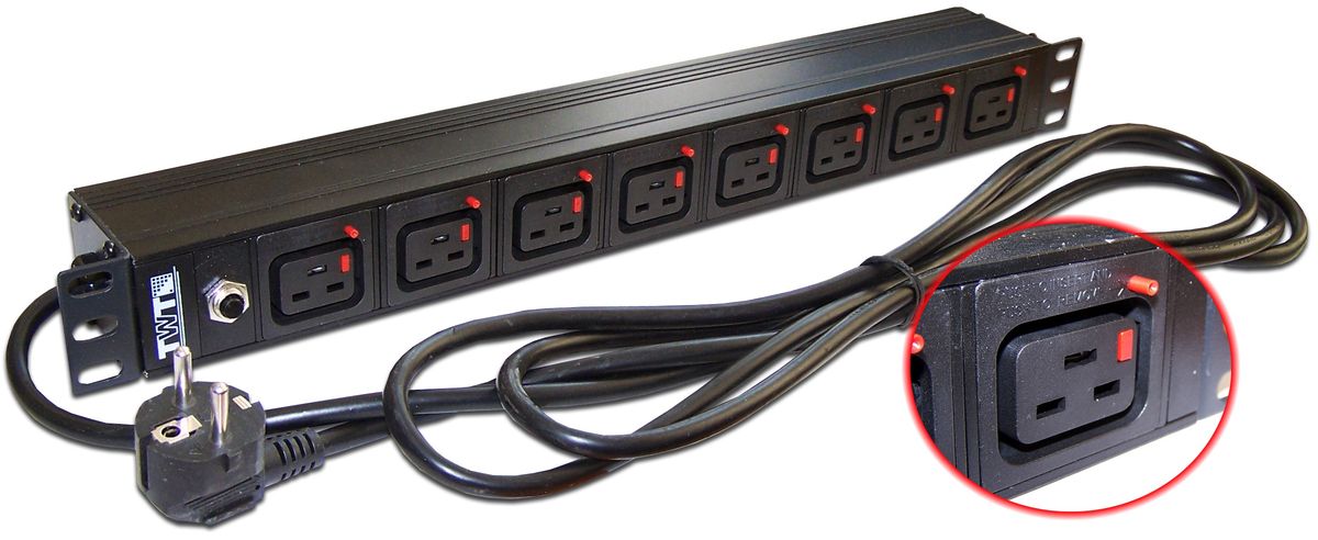 Блок розеток  TWT-PDU-16A8C9L-3.0