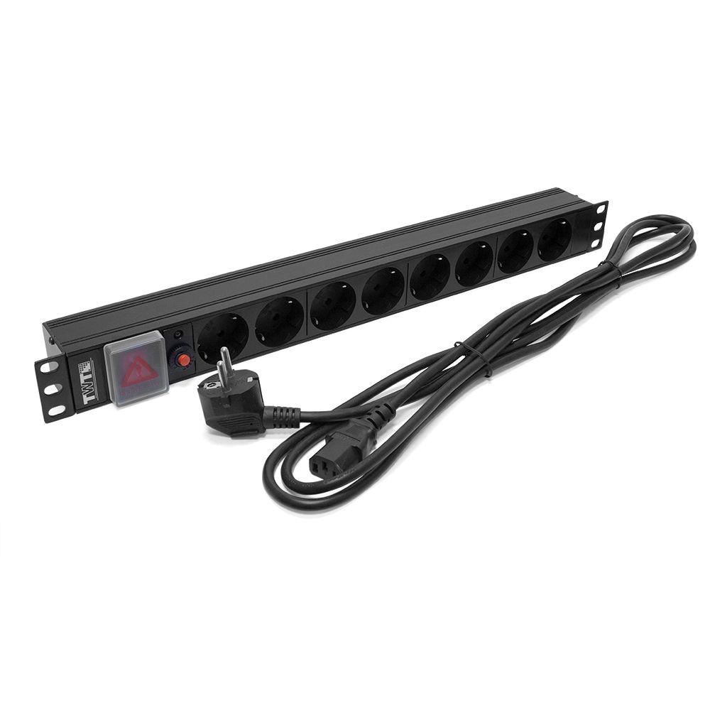 Блок розеток  TWT-PDU19-10A8P-1.8