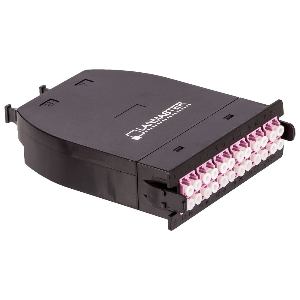 Разъем оптико-волоконный  LAN-MCSB-2M-24LC/OM4