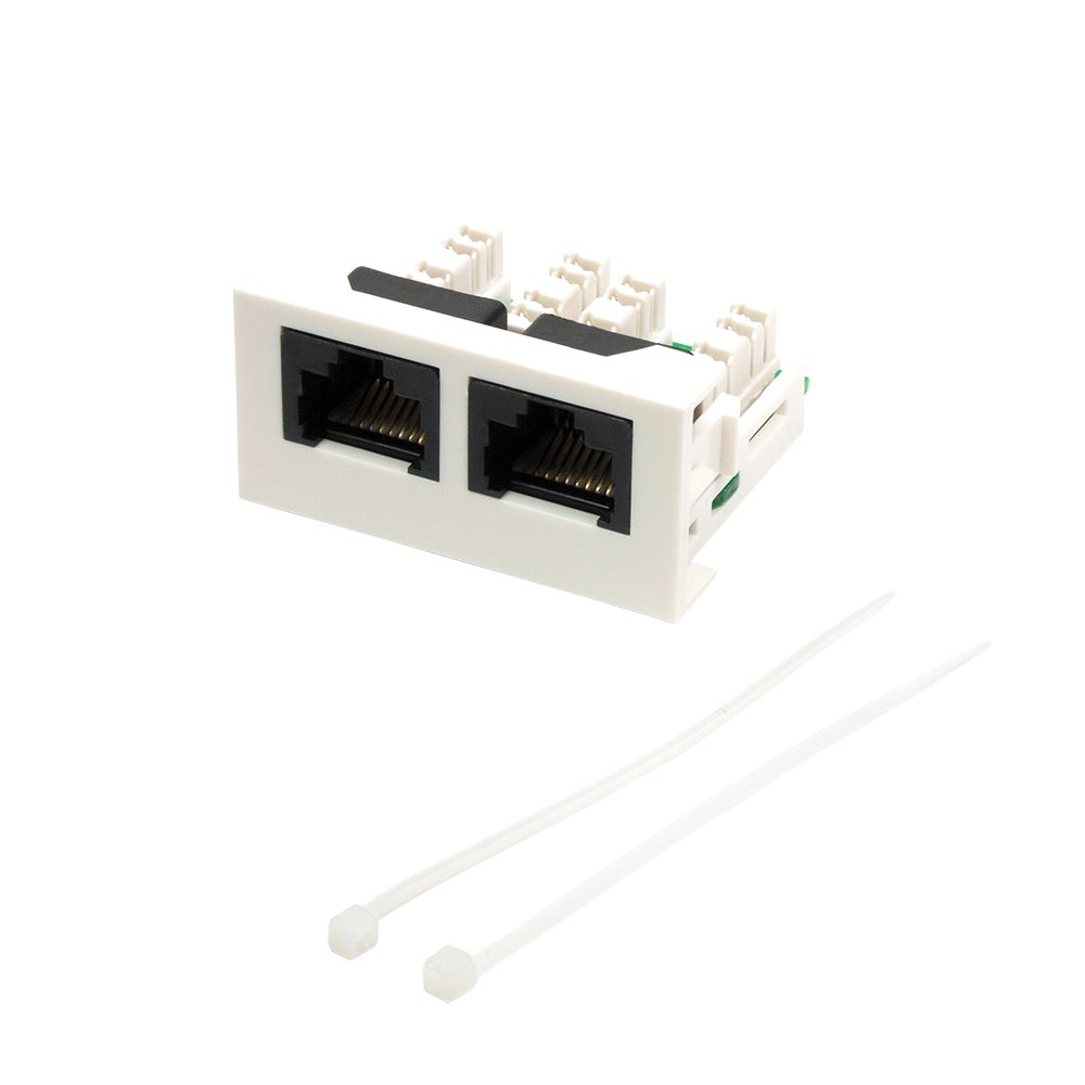 Вставка  LAN-WA-LP-2x45/5E-WH