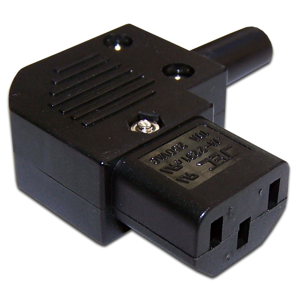 Вилка промышленная  LAN-IEC-320-C13/90