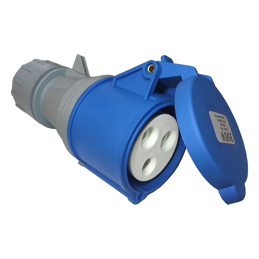 Вилка промышленная  LAN-IEC-309-32A1P/F