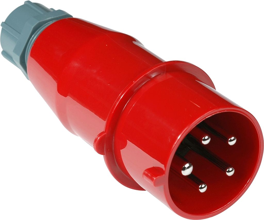 Вилка промышленная  LAN-IEC-309-32A3P/M