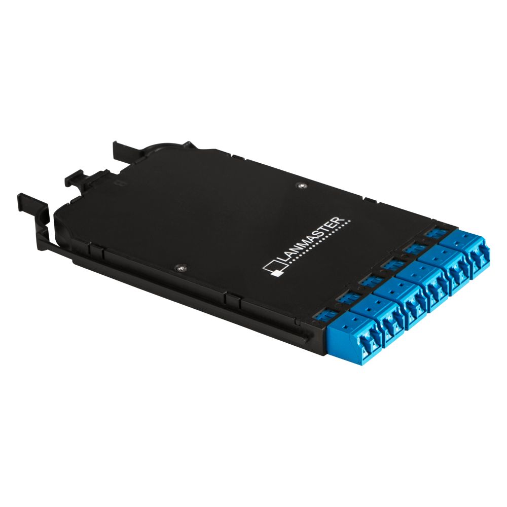 Кассета оптическая  LAN-MCCB-1M-12LC/OS2
