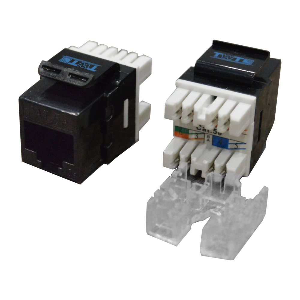 Вставка  TWT-OK45UTP180/5E-BK