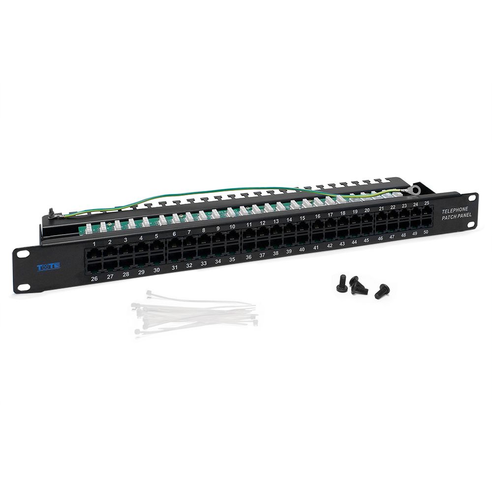 Патч-панель  TWT-PP50TEL12