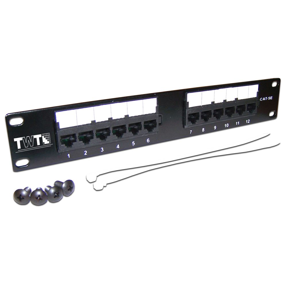 Патч-панель  TWT-PP12UTP-10