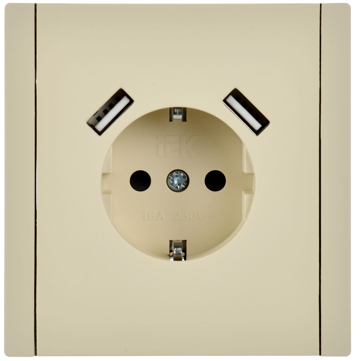 Розетка силовая  FP-R14-16-U21-D31-K10