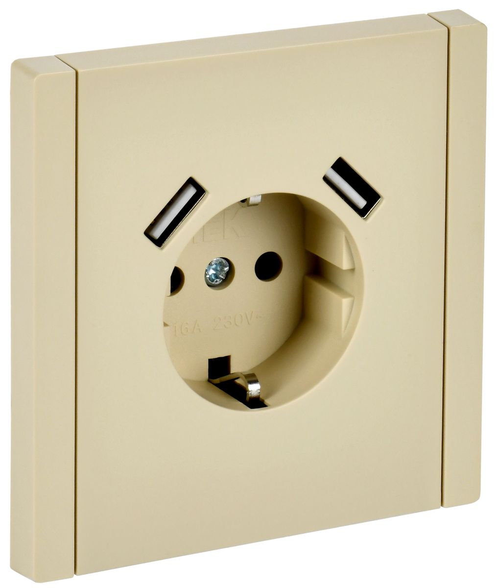 Розетка силовая  FP-R14-16-U21-D31-K10