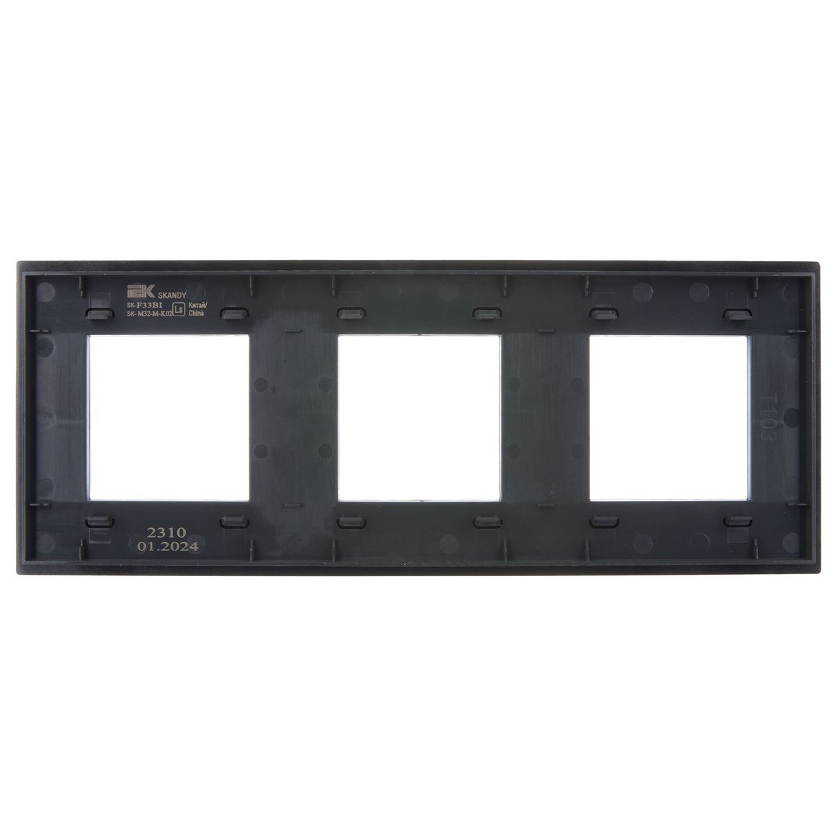 Рамка розетки SK-F33Bl SK-M32-M-K02