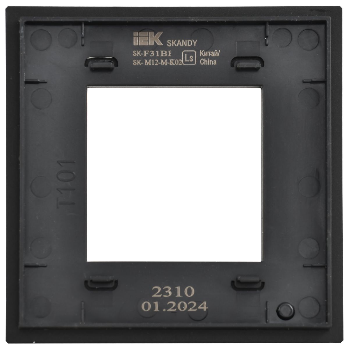 Рамка розетки SK-F31Bl SK-M12-M-K02