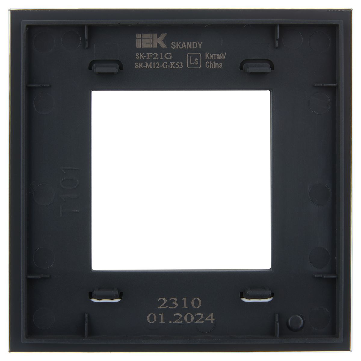 Рамка розетки SK-F21G SK-M12-G-K53