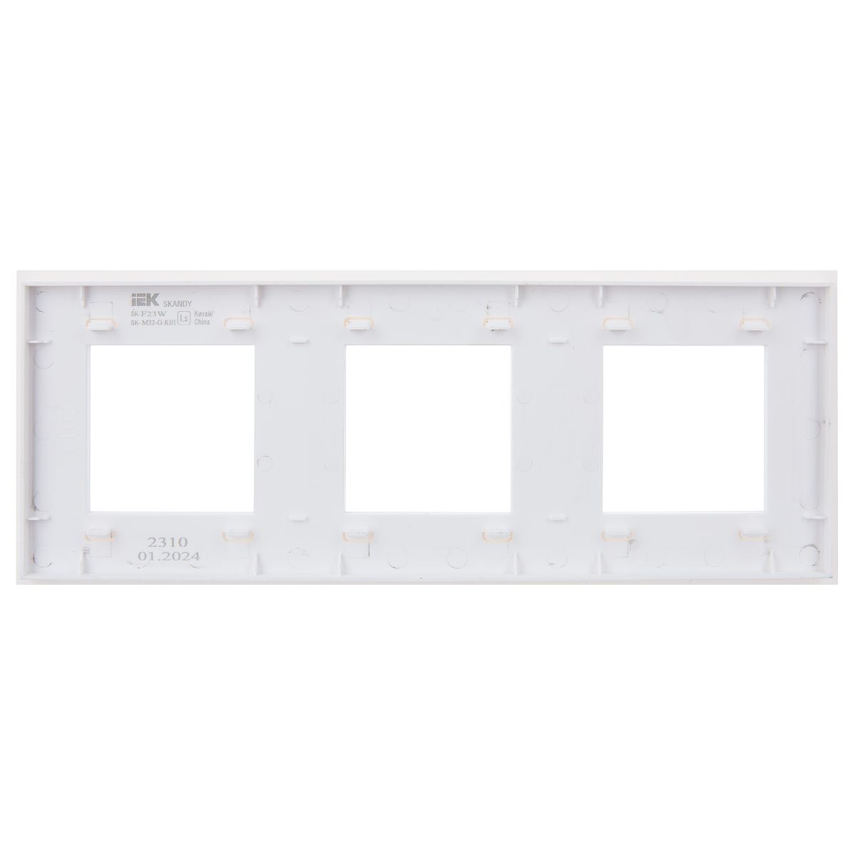 Рамка розетки SK-F23W SK-M32-G-K01