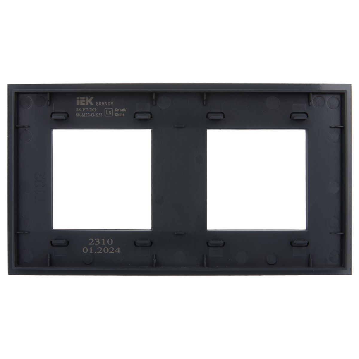 Рамка розетки SK-F22G SK-M22-G-K53
