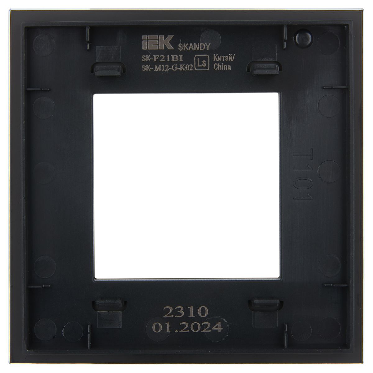 Рамка розетки SK-F21Bl SK-M12-G-K02