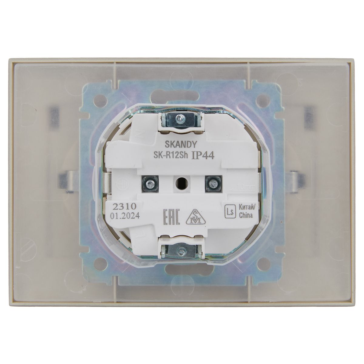 Розетка силовая  SK-R26-16-44-K37-F