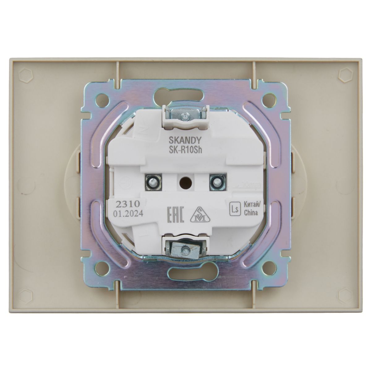 Розетка силовая  SK-R20-10-K37-F