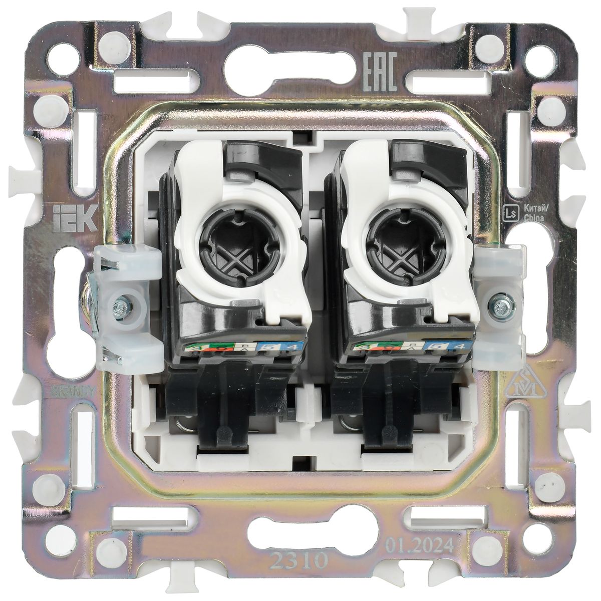 Розетка телекоммуникационная  SK-K20-1-K02
